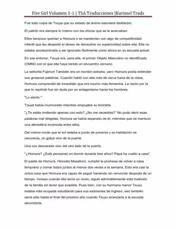 Fire Girl (Novela) - Capítulo 1 - Página 48 - LectorTMOo