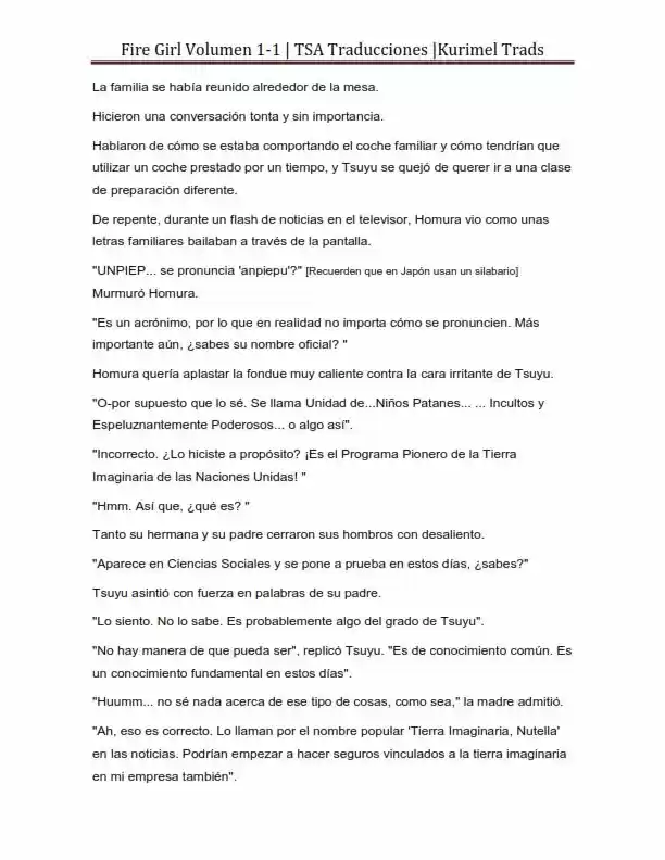 Fire Girl (Novela) - Capítulo 1 - Página 51 - LectorTMOo