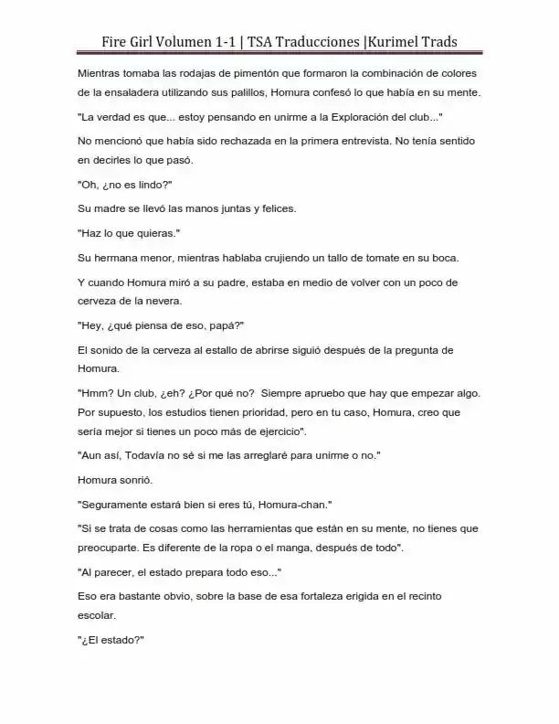 Fire Girl (Novela) - Capítulo 1 - Página 54 - LectorTMOo