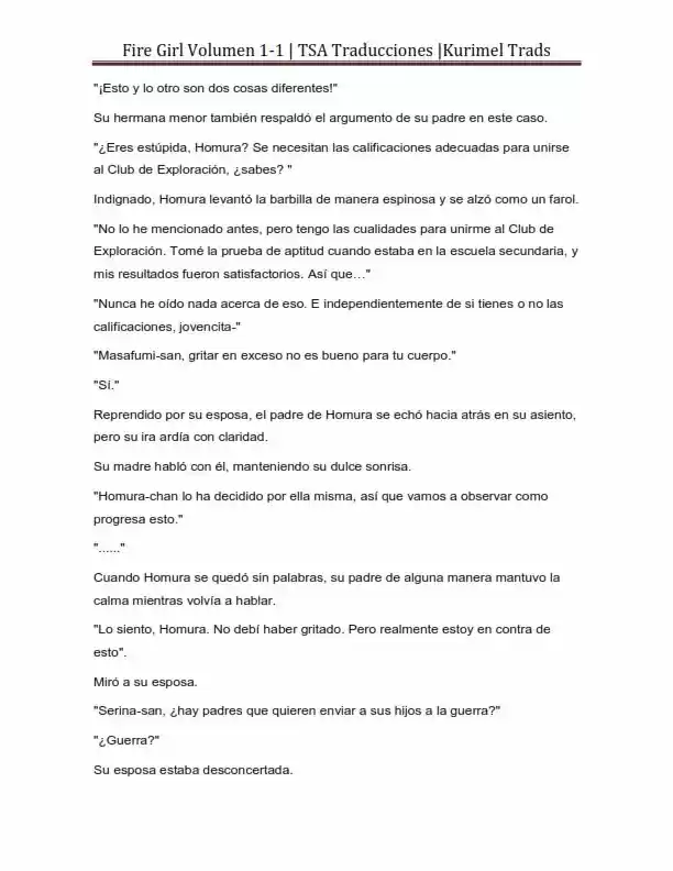 Fire Girl (Novela) - Capítulo 1 - Página 56 - LectorTMOo