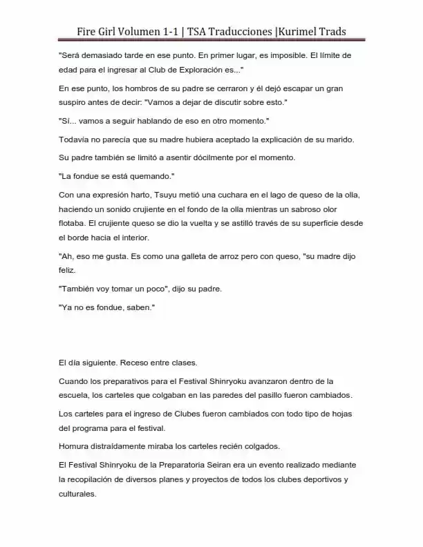 Fire Girl (Novela) - Capítulo 1 - Página 58 - LectorTMOo