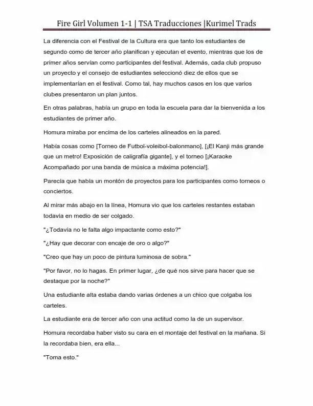 Fire Girl (Novela) - Capítulo 1 - Página 59 - LectorTMOo