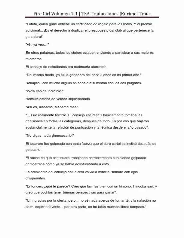 Fire Girl (Novela) - Capítulo 1 - Página 62 - LectorTMOo
