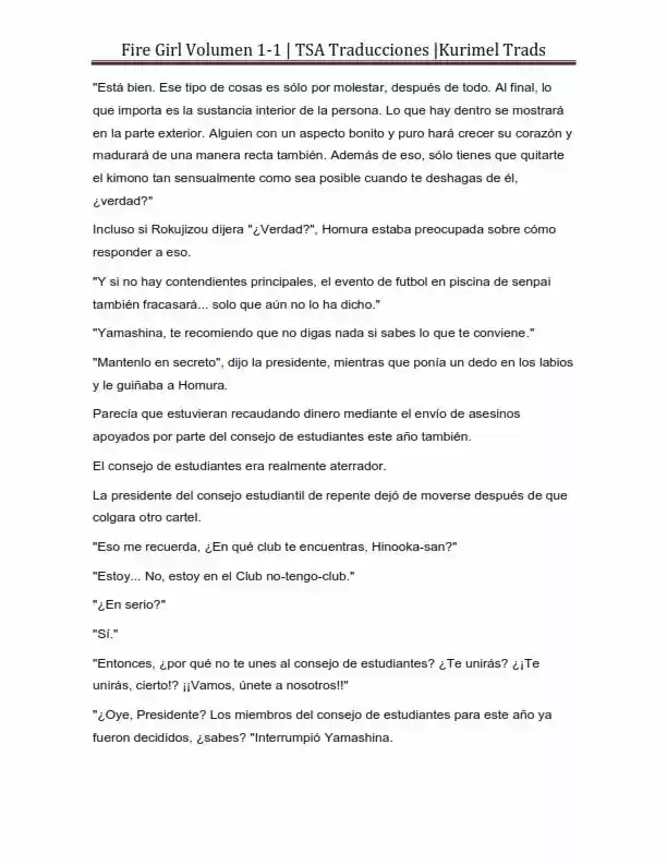 Fire Girl (Novela) - Capítulo 1 - Página 63 - LectorTMOo