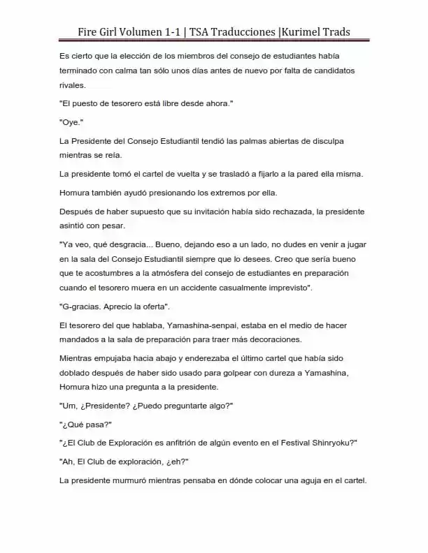 Fire Girl (Novela) - Capítulo 1 - Página 64 - LectorTMOo
