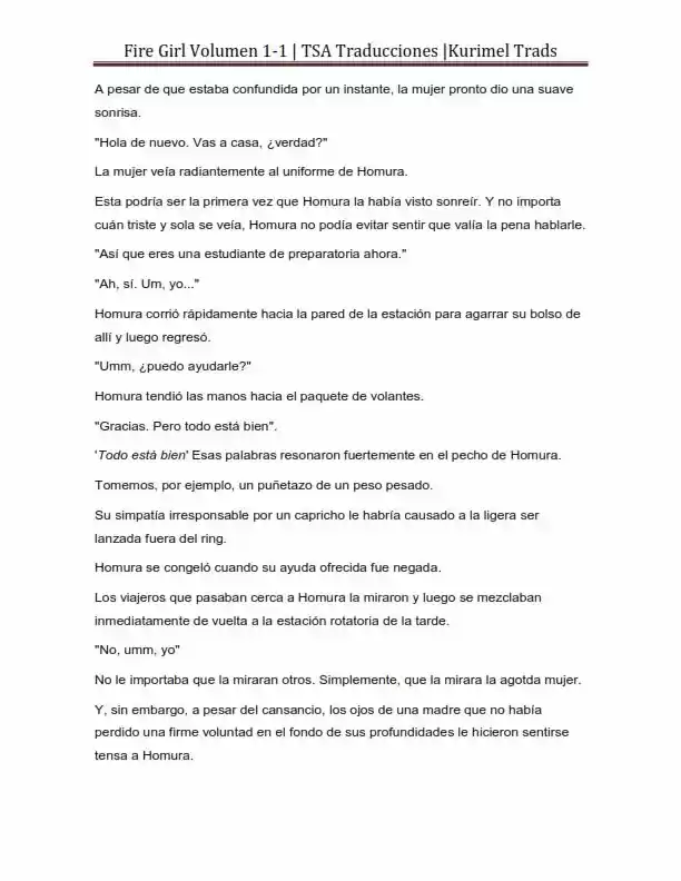 Fire Girl (Novela) - Capítulo 1 - Página 70 - LectorTMOo