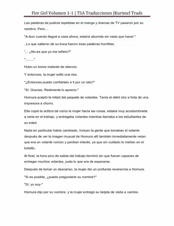 Fire Girl (Novela) - Capítulo 1 - Página 71 - LectorTMOo