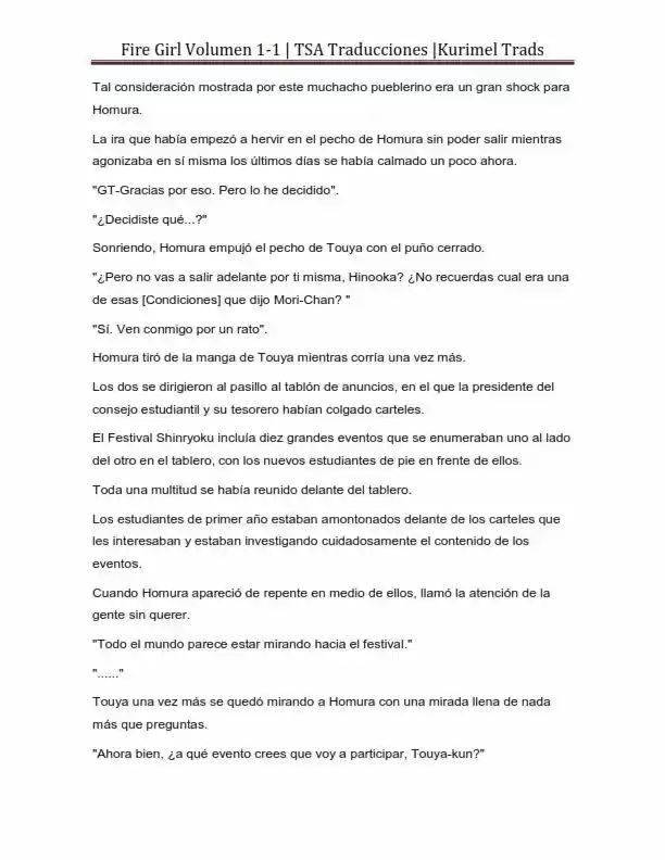 Fire Girl (Novela) - Capítulo 1 - Página 74 - LectorTMOo