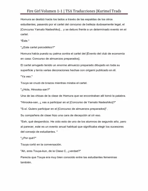 Fire Girl (Novela) - Capítulo 1 - Página 76 - LectorTMOo