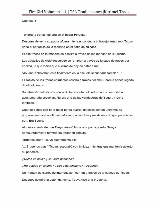 Fire Girl (Novela) - Capítulo 1 - Página 82 - LectorTMOo