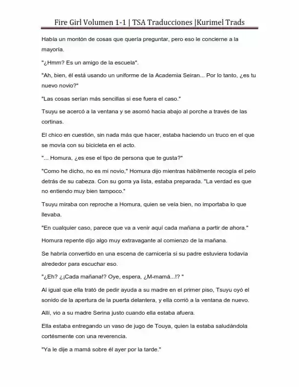 Fire Girl (Novela) - Capítulo 1 - Página 85 - LectorTMOo