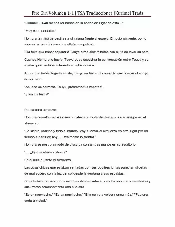 Fire Girl (Novela) - Capítulo 1 - Página 86 - LectorTMOo