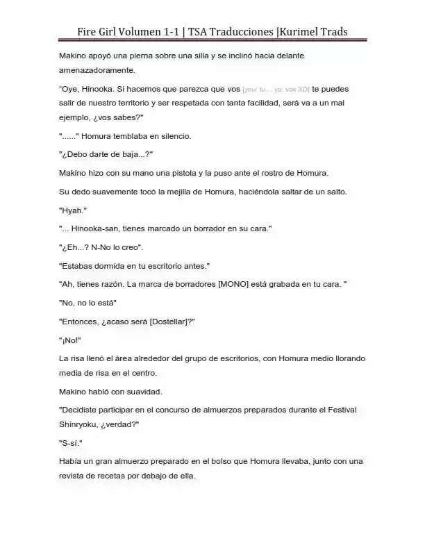 Fire Girl (Novela) - Capítulo 1 - Página 87 - LectorTMOo