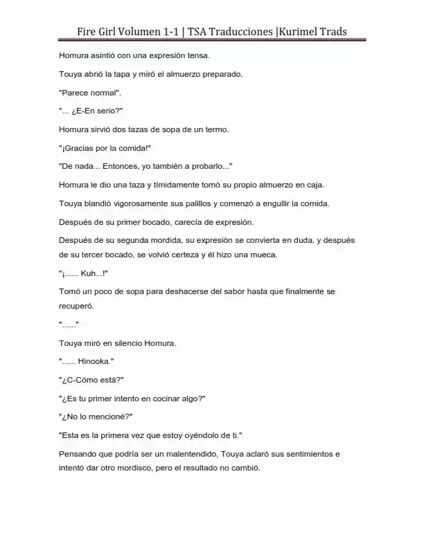 Fire Girl (Novela) - Capítulo 1 - Página 90 - LectorTMOo