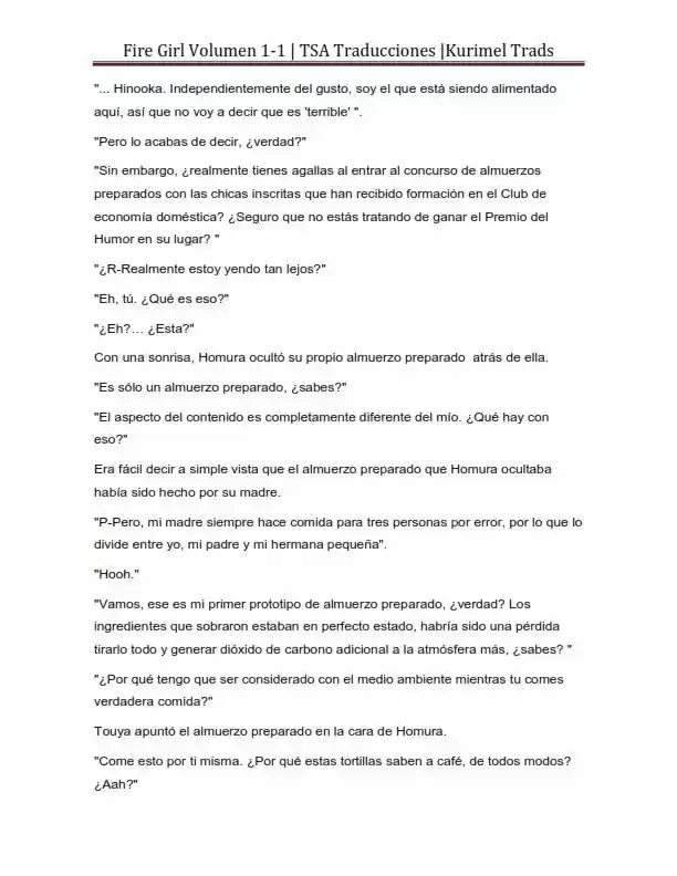Fire Girl (Novela) - Capítulo 1 - Página 91 - LectorTMOo