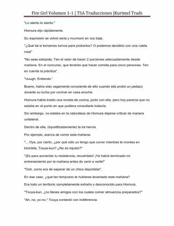Fire Girl (Novela) - Capítulo 1 - Página 92 - LectorTMOo