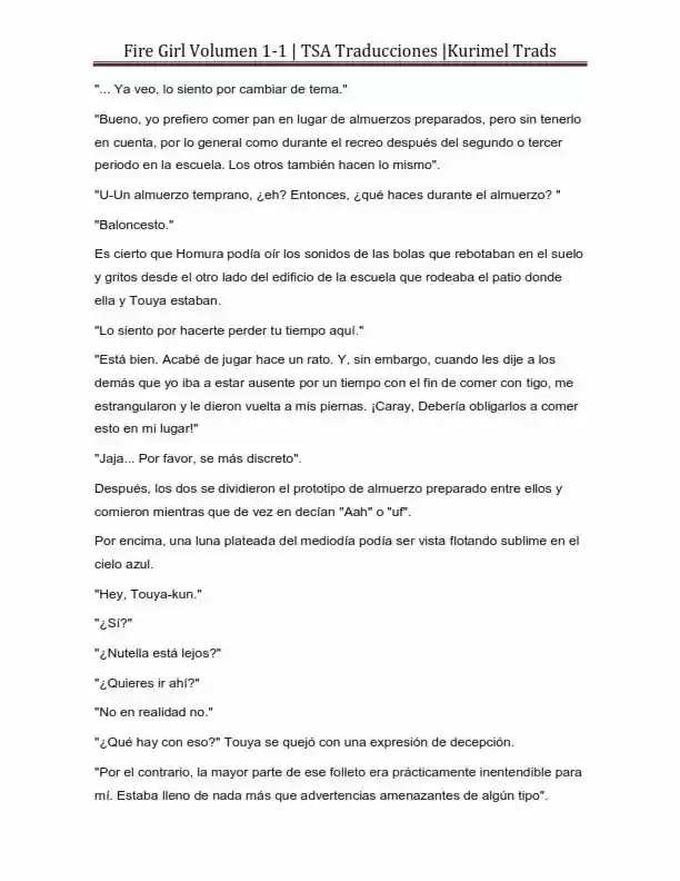 Fire Girl (Novela) - Capítulo 1 - Página 93 - LectorTMOo