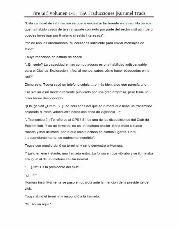 Fire Girl (Novela) - Capítulo 1 - Página 96 - LectorTMOo