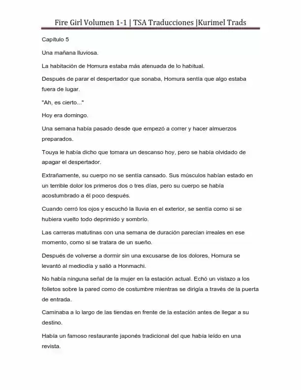 Fire Girl (Novela) - Capítulo 1 - Página 98 - LectorTMOo