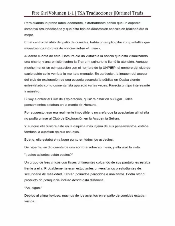 Fire Girl (Novela) - Capítulo 1 - Página 100 - LectorTMOo