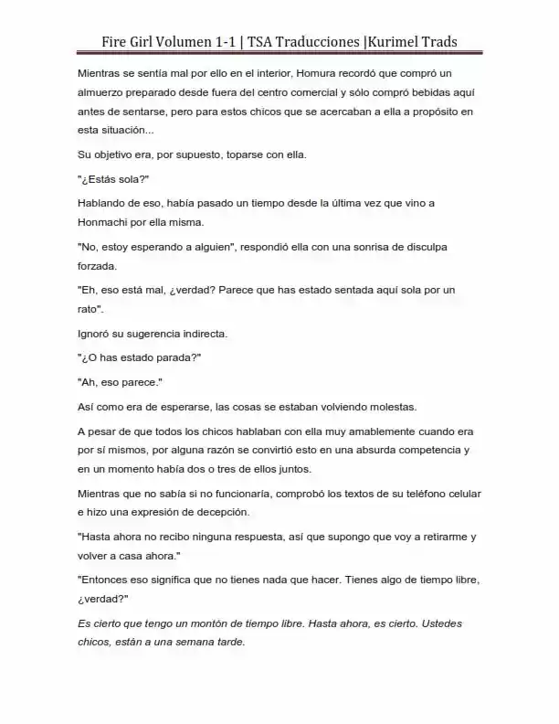 Fire Girl (Novela) - Capítulo 1 - Página 101 - LectorTMOo