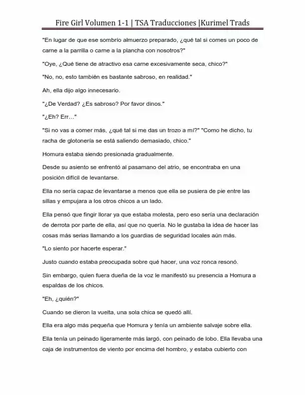Fire Girl (Novela) - Capítulo 1 - Página 102 - LectorTMOo