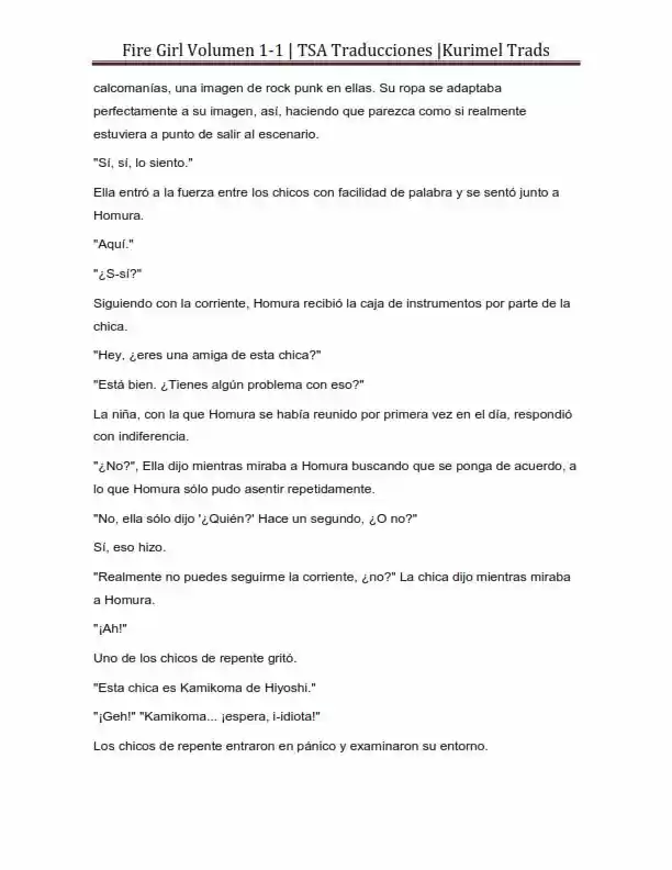 Fire Girl (Novela) - Capítulo 1 - Página 103 - LectorTMOo