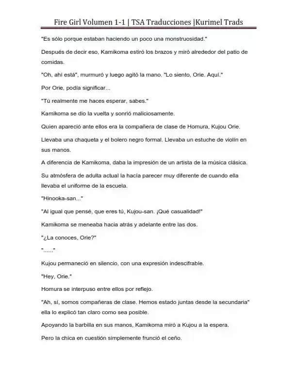Fire Girl (Novela) - Capítulo 1 - Página 105 - LectorTMOo