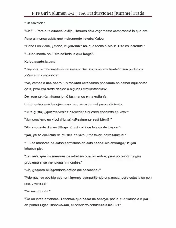 Fire Girl (Novela) - Capítulo 1 - Página 108 - LectorTMOo