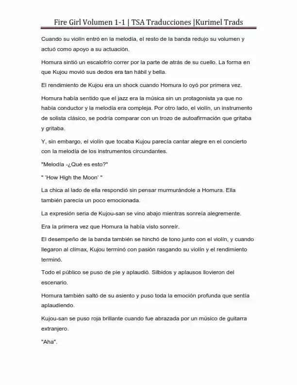 Fire Girl (Novela) - Capítulo 1 - Página 113 - LectorTMOo