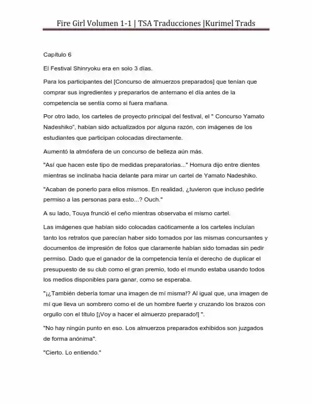 Fire Girl (Novela) - Capítulo 1 - Página 115 - LectorTMOo