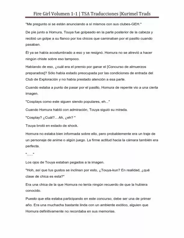 Fire Girl (Novela) - Capítulo 1 - Página 116 - LectorTMOo