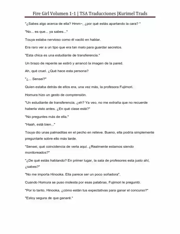 Fire Girl (Novela) - Capítulo 1 - Página 117 - LectorTMOo