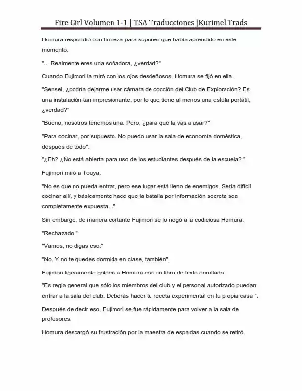 Fire Girl (Novela) - Capítulo 1 - Página 118 - LectorTMOo