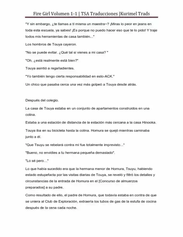 Fire Girl (Novela) - Capítulo 1 - Página 119 - LectorTMOo