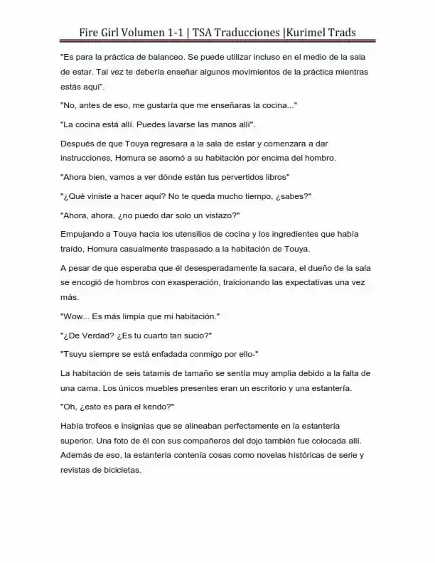 Fire Girl (Novela) - Capítulo 1 - Página 122 - LectorTMOo