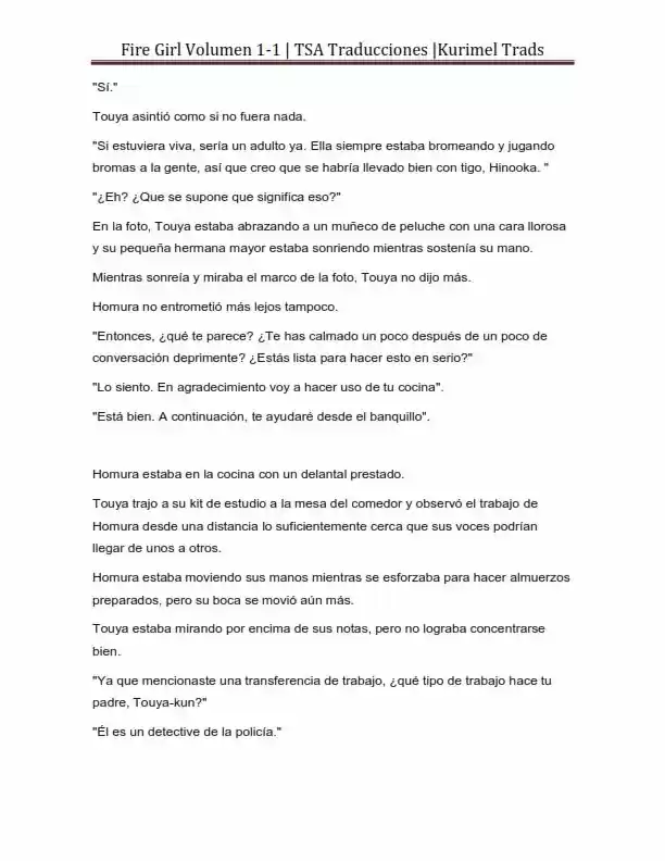 Fire Girl (Novela) - Capítulo 1 - Página 124 - LectorTMOo