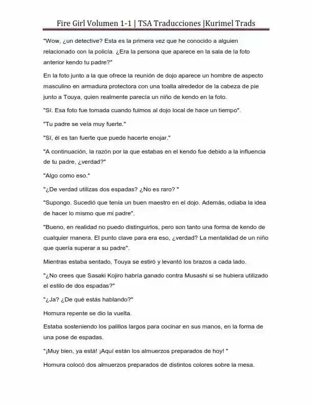 Fire Girl (Novela) - Capítulo 1 - Página 125 - LectorTMOo
