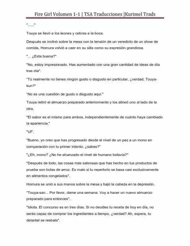 Fire Girl (Novela) - Capítulo 1 - Página 127 - LectorTMOo