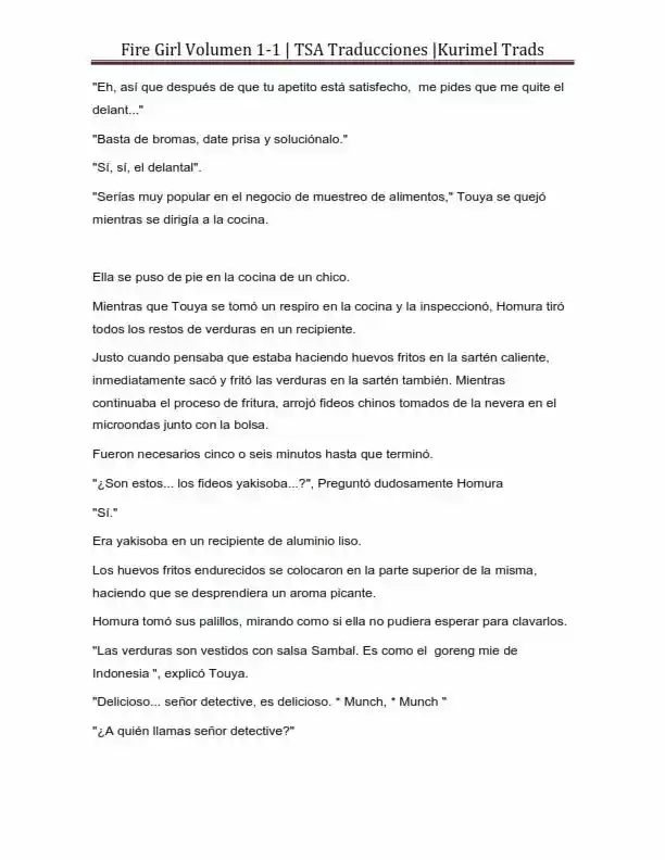 Fire Girl (Novela) - Capítulo 1 - Página 128 - LectorTMOo