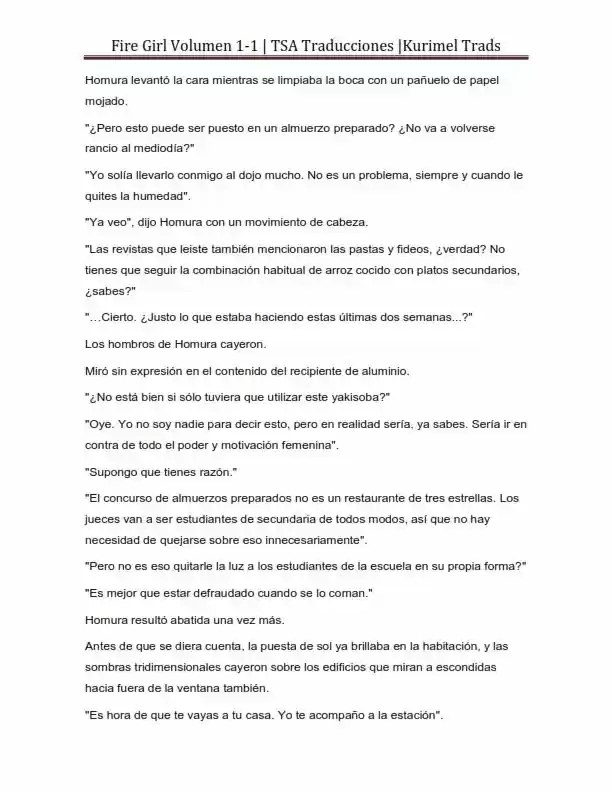 Fire Girl (Novela) - Capítulo 1 - Página 129 - LectorTMOo
