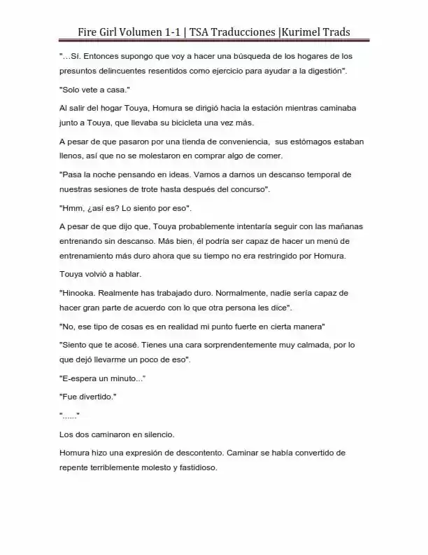 Fire Girl (Novela) - Capítulo 1 - Página 130 - LectorTMOo