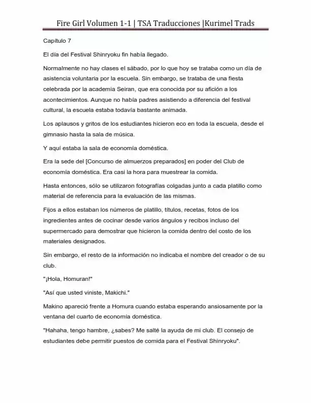 Fire Girl (Novela) - Capítulo 1 - Página 132 - LectorTMOo