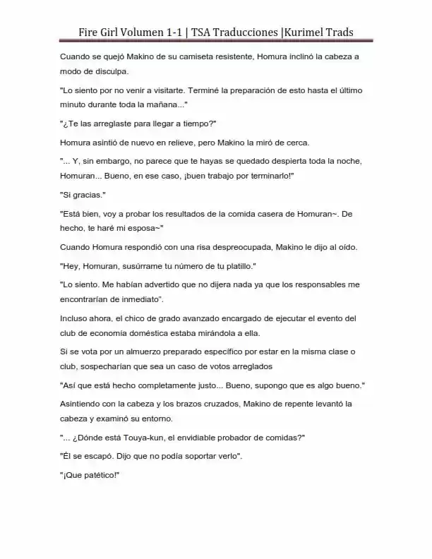 Fire Girl (Novela) - Capítulo 1 - Página 133 - LectorTMOo
