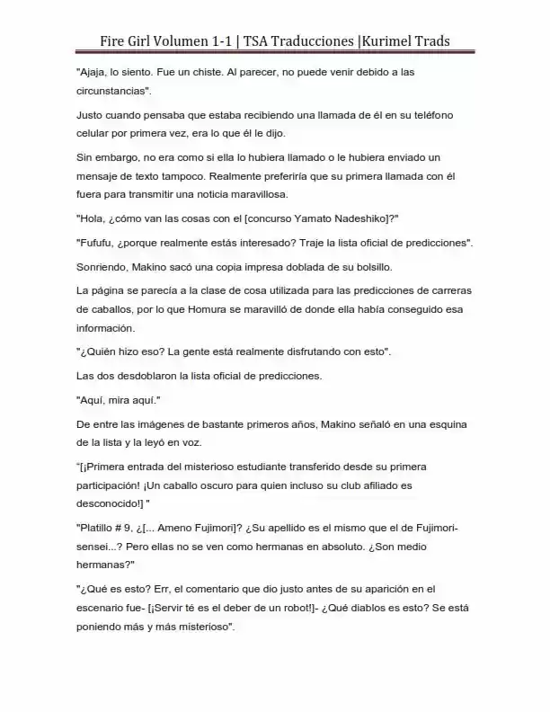 Fire Girl (Novela) - Capítulo 1 - Página 134 - LectorTMOo