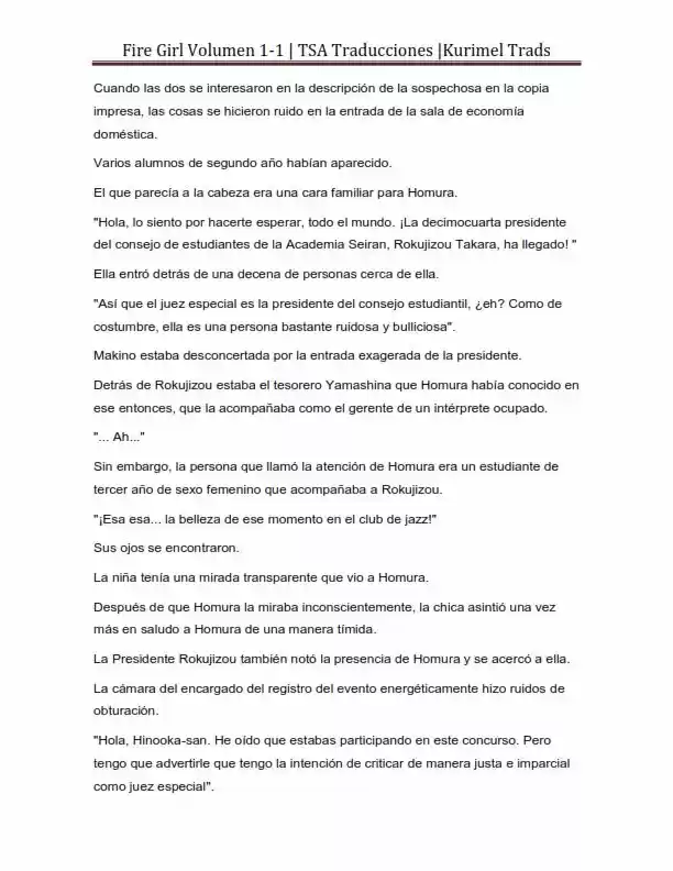 Fire Girl (Novela) - Capítulo 1 - Página 135 - LectorTMOo
