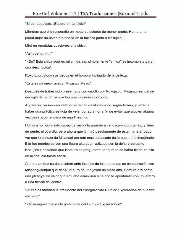 Fire Girl (Novela) - Capítulo 1 - Página 136 - LectorTMOo