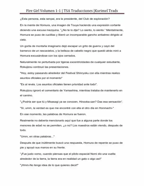 Fire Girl (Novela) - Capítulo 1 - Página 137 - LectorTMOo