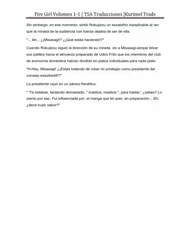 Fire Girl (Novela) - Capítulo 1 - Página 141 - LectorTMOo