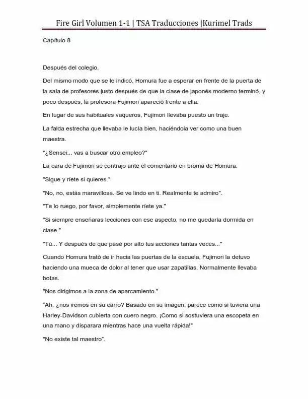 Fire Girl (Novela) - Capítulo 1 - Página 147 - LectorTMOo